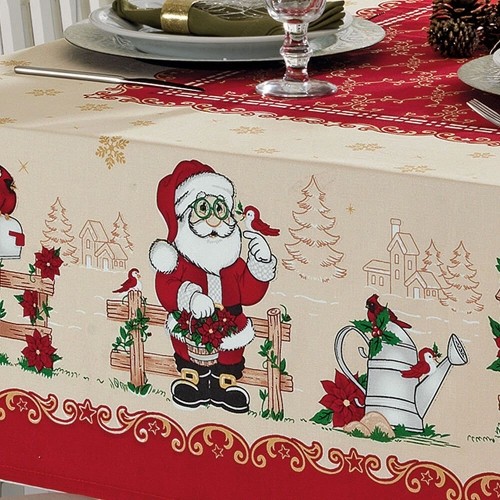 Toalha Mesa Natal Genebra/atlanta 78x78 - DOHLER Toalha Mesa Natal Genebra/atlanta 78x78 - DOHLER
