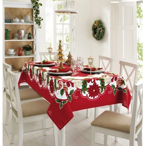 Toalha Mesa Natal Genebra/atlanta 140x140 - DOHLER Toalha Mesa Natal Genebra/atlanta 140x140 - DOHLER
